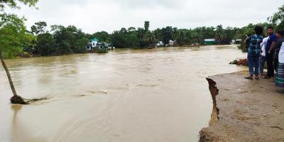 গোমতীর পানি কমলেও বন্যা পরিস্থিতির উন্নতি নেই, পানিবন্দি ১০ লাখ