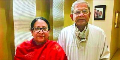 লন্ডনের পথে সস্ত্রীক মির্জা ফখরুল