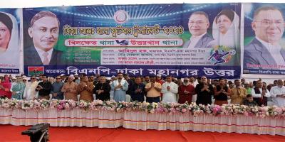 সুস্থ-সুন্দর সমাজ বিনির্মাণে খেলাধুলা অন্যতম মাধ্যম: আমিনুল হক