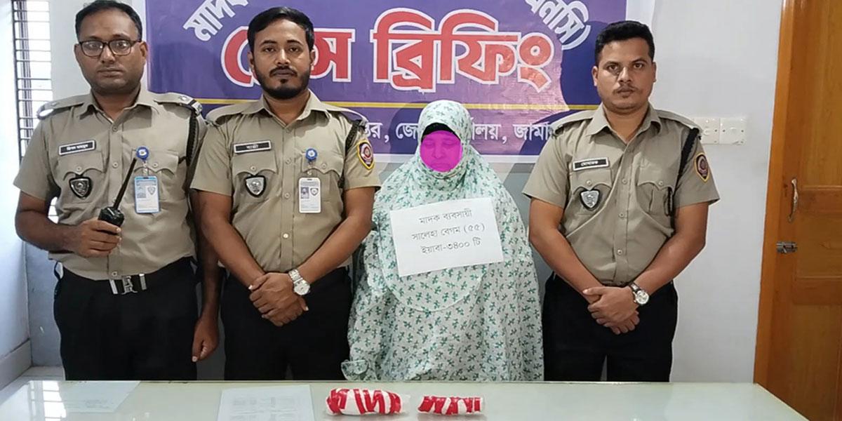 জামালপুরে ইয়াবাসহ নারী আটক