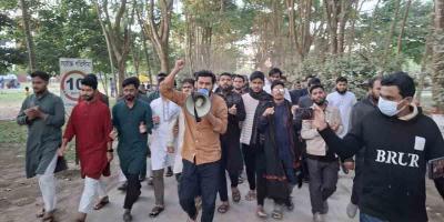 ওসমান হাদীকে গুলি করার ঘটনায় বেরোবিতে বিক্ষোভ