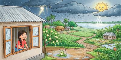 যেভাবে বৃষ্টি হয়