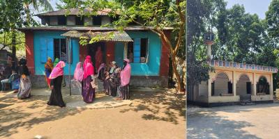 চলছে মাইকিং, বৃষ্টির জানাজা বাদ আসর