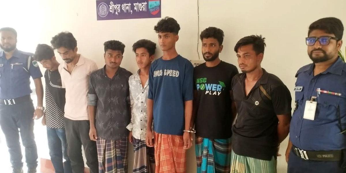 মাগুরায় স্কুলছাত্রীকে ধর্ষণের ভিডিও ভাইরাল, গ্রেপ্তার ৫ ধর্ষক