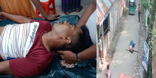 নোয়াখালীতে দিনের বেলা প্রকাশ্যে যুবককে গুলি, ভিডিও ভাইরাল