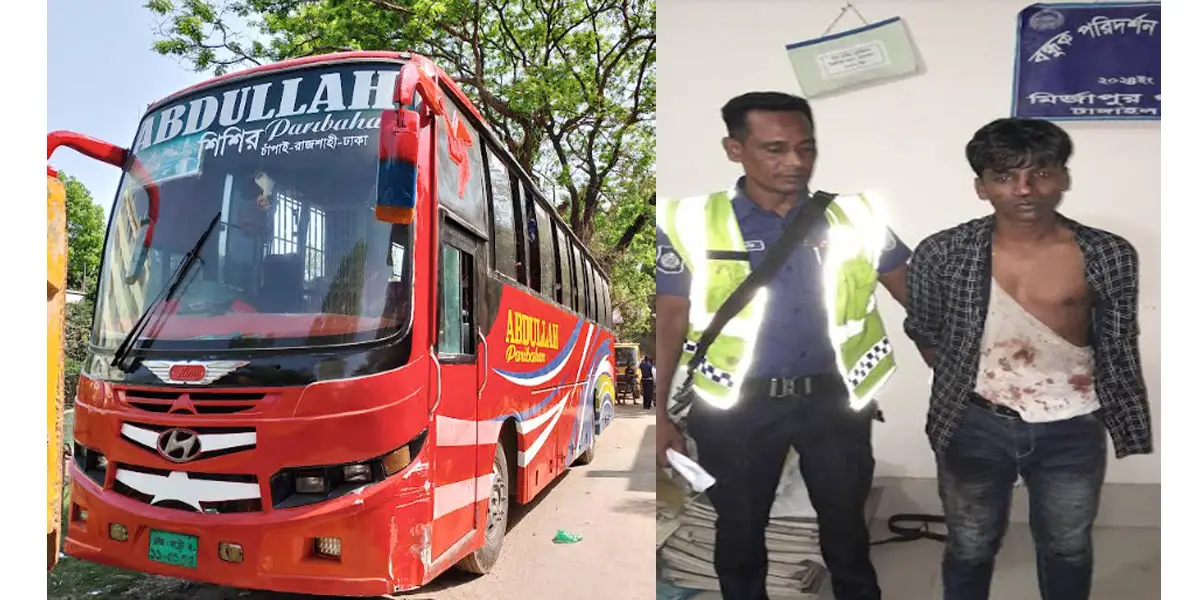 টাঙ্গাইলে যাত্রীবাহী বাসে ডাকাতি, আহত পুলিশ সদস্য