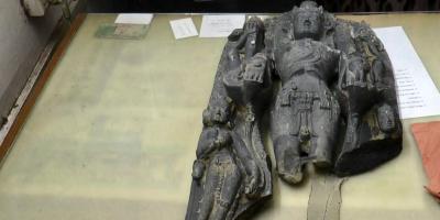 মাদারীপুরে কষ্টিপাথরের মূর্তি উদ্ধার