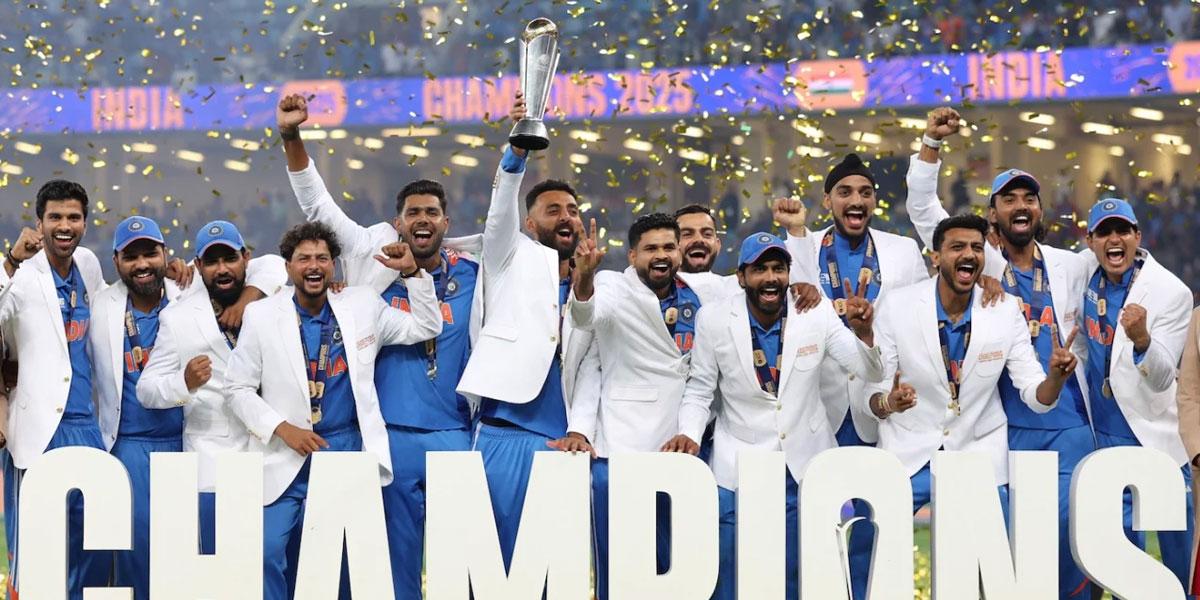 চ্যাম্পিয়ন্স ট্রফির সেরা একাদশে ভারতের ৫