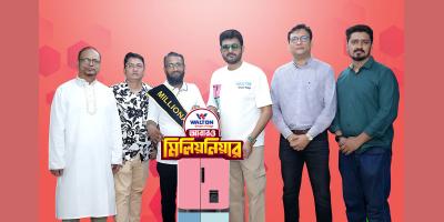 এবার ওয়ালটন ফ্রিজ কিনে মিলিয়নিয়ার হলেন হলেন মর্তুজা
