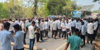 গোপালগঞ্জে ৬ দফা দাবিতে পলিটেকনিক শিক্ষার্থীদের মহাসড়ক অবরোধ