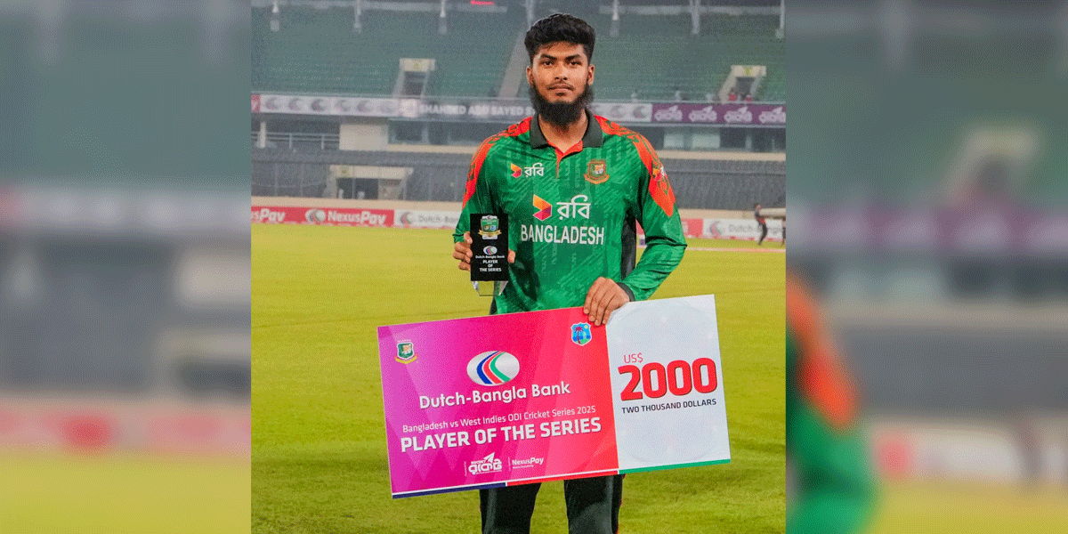১১ বছরের রেকর্ড ভেঙে দিলেন রিশাদ