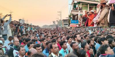 নাটোর ৩: বিএনপির মনোনয়ন পরিবর্তনের দাবিতে নেতা-কর্মীদের আন্দোলন