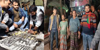 খুলনায় অস্ত্র তৈরির কারখানার সন্ধান, আটক ৩