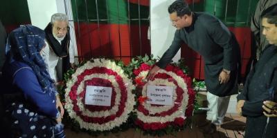 সোনারগাঁয় ভাষা শহিদদের প্রতি সংসদ সদস্য আজহারুল ইসলামের শ্রদ্ধা