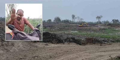 অবৈধ মাটি উত্তোলনের সংবাদ সংগ্রহে গেলে সাংবাদিকদের পুড়িয়ে মারার হুমকি