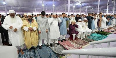 জাতীয় ঈদগাহে ঈদুল ফিতরের প্রধান জামাত অনুষ্ঠিত