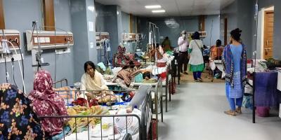 শিশু হাসপাতালে উপচে পড়া রোগী