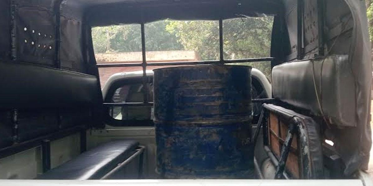 বকশীগঞ্জে ধানখেত থেকে অকটেন উদ্ধার