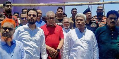 প্রধানমন্ত্রীর আগমন উপলক্ষে জিয়ার খাল পরিদর্শনে প্রতিমন্ত্রী অমিত