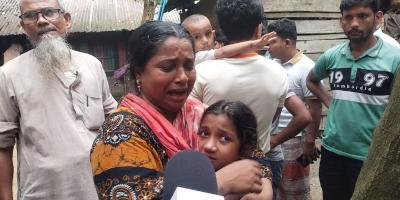 উজিরপুরে বাসের ধাক্কায় প্রাণ গেল ২ জনের