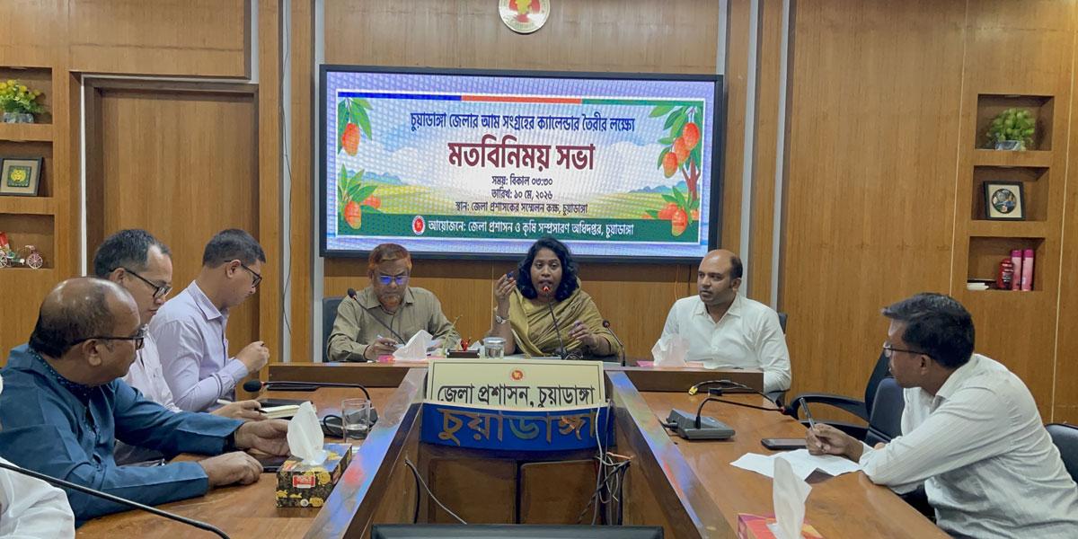 চুয়াডাঙ্গায় আম সংগ্রহের ক্যালেন্ডার