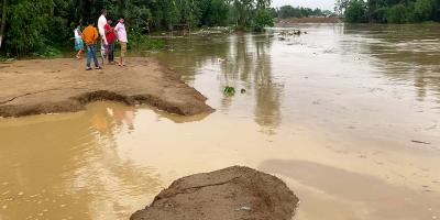 শেরপুরে হুহু করে বাড়ছে নদ-নদীর পানি