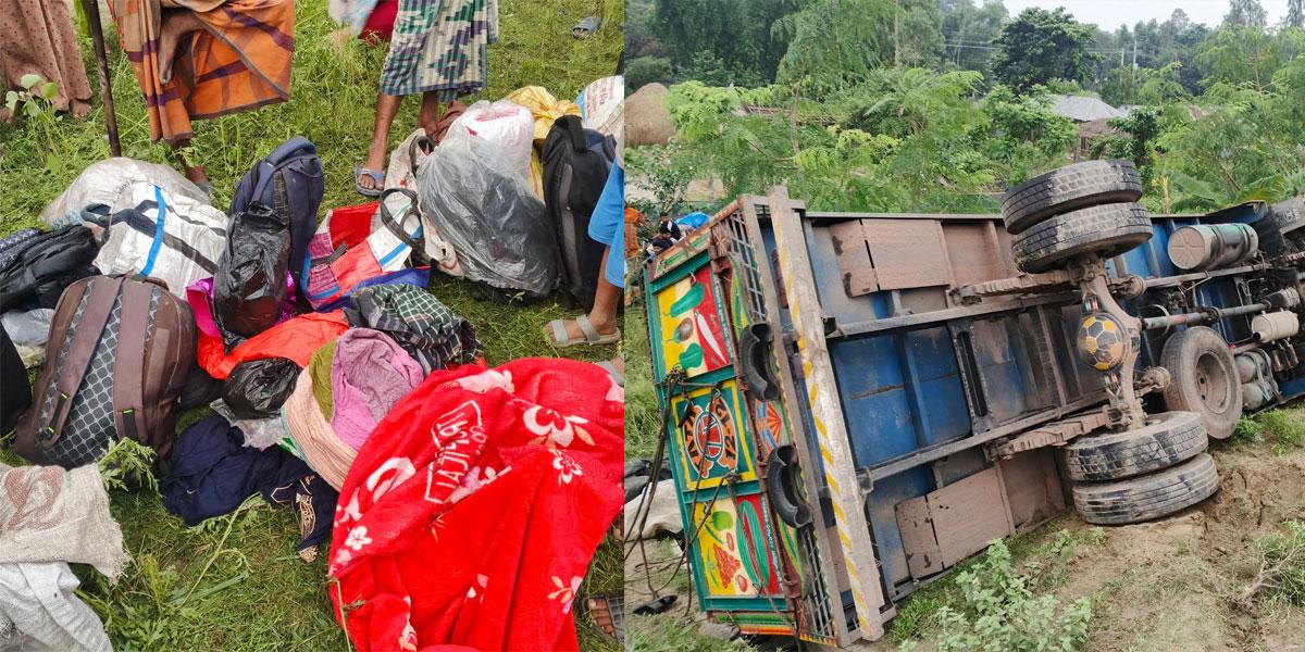 টাঙ্গাইলে ট্রাক উল্টে নিহতের সংখ্যা বেড়ে ১৭