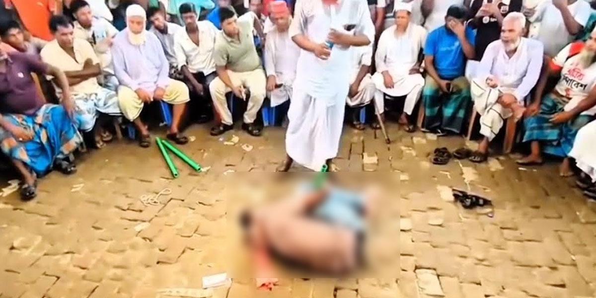 ব্রাহ্মণবাড়িয়ায় মাদক কারবারের অভিযোগে হাত-চোখ বেঁধে যুবককে নির্যাতন