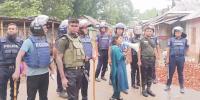 দুপক্ষের সংঘর্ষে রণক্ষেত্র নান্দাইল, ১৪৪ ধারা জারি