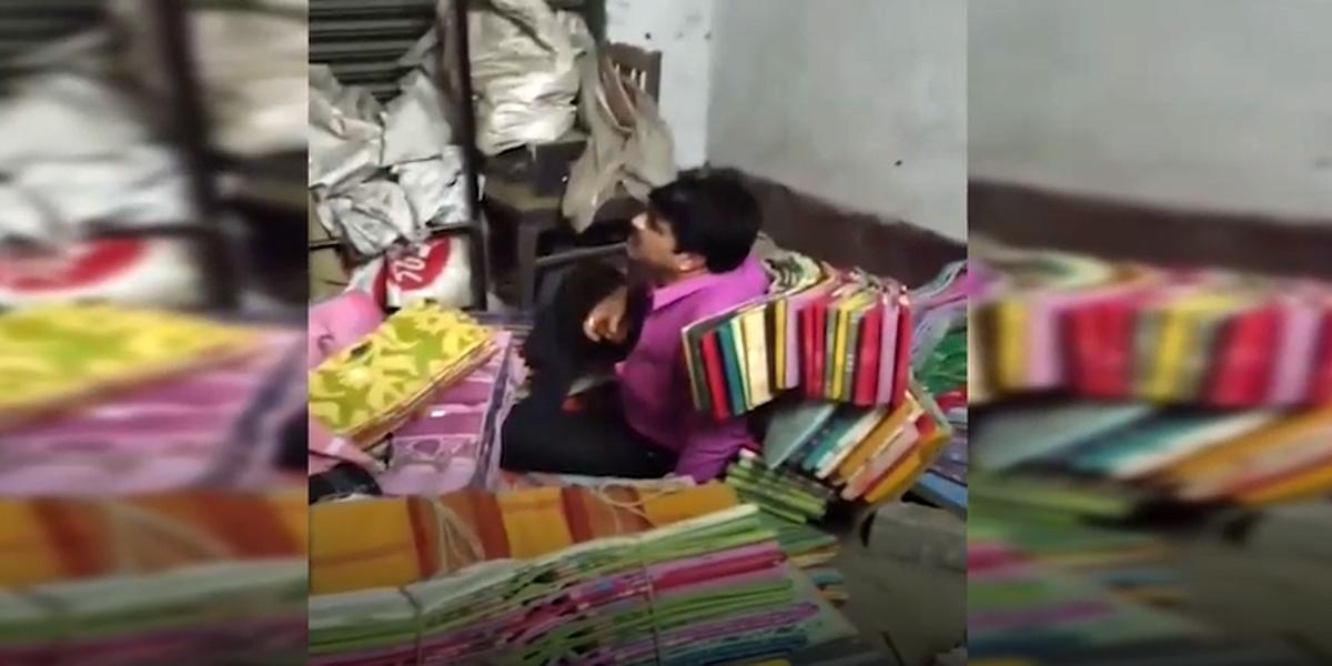 শাড়ির নিচে লুকিয়েও রক্ষা পেলেন না তৃণমূল নেতা