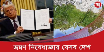 ৪৩ দেশের নাগরিকদের ভ্রমণে নিষেধাজ্ঞা দিচ্ছেন ট্রাম্প